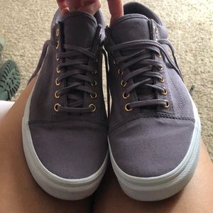 Purple vans. WORN ONCE. NWOT.